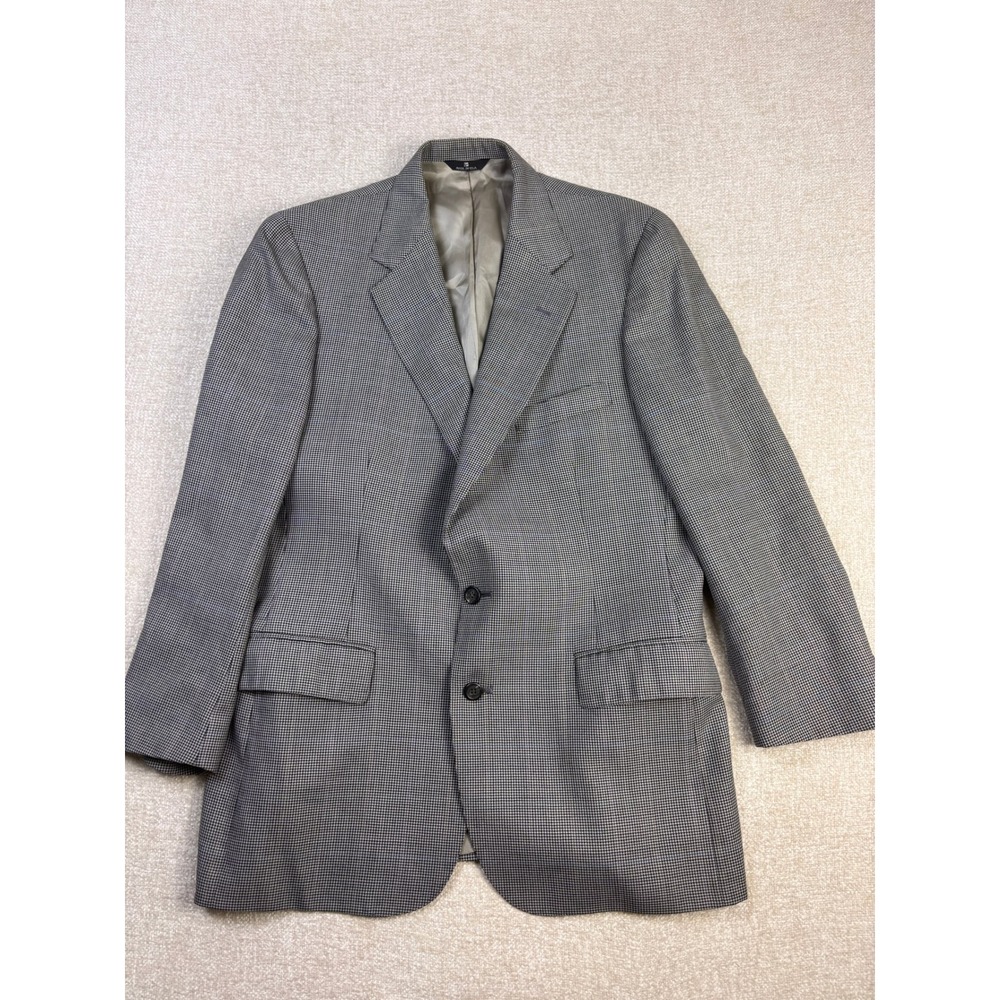 Polo Ralph Lauren University Club Marshall Fields Houndstooth Blazer Grey USA